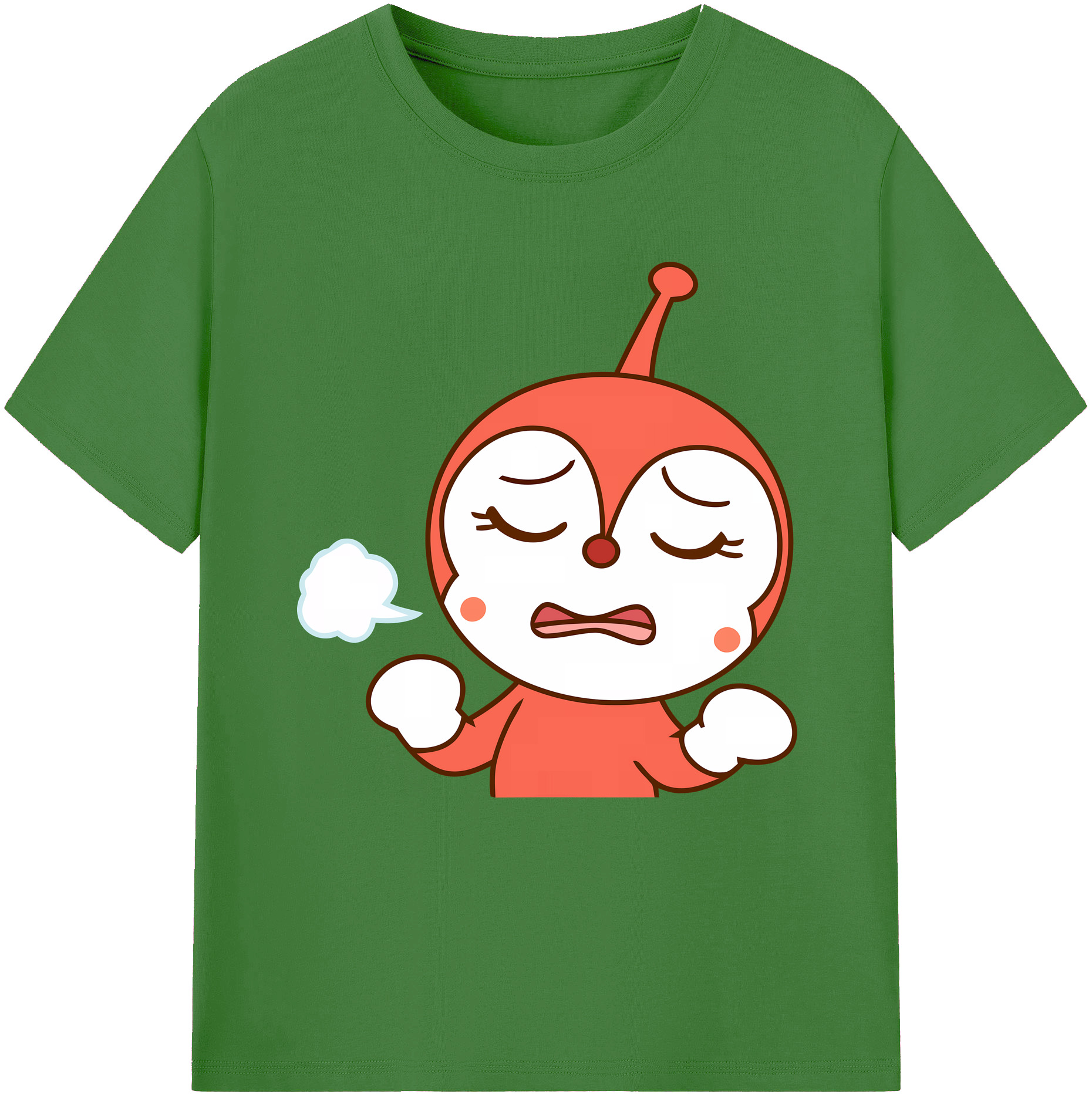 （画像用） アンパンマン Anpanman レディースカジュアルプリントTシャツ（綿100％）